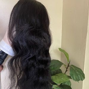 24 “ inches human lace front wig